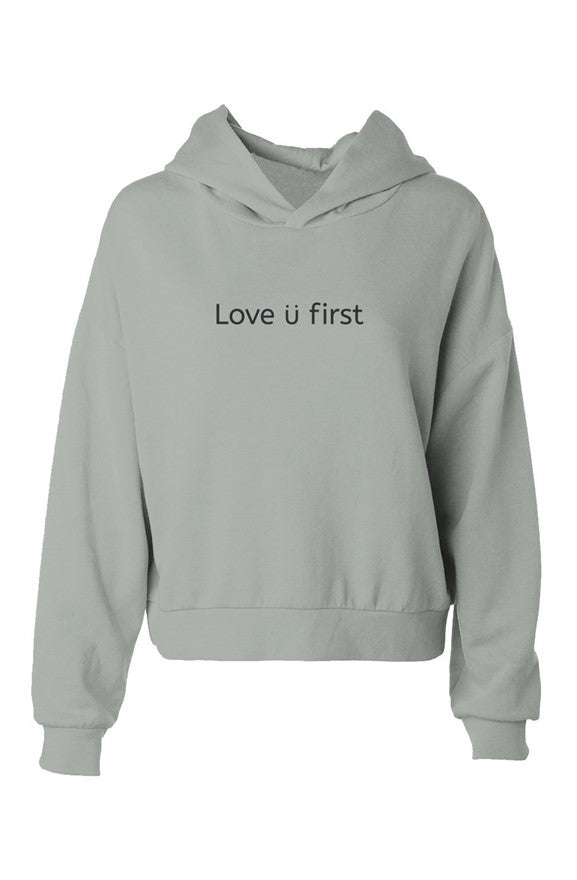 Love U First | Women's Hip Height Hoodie