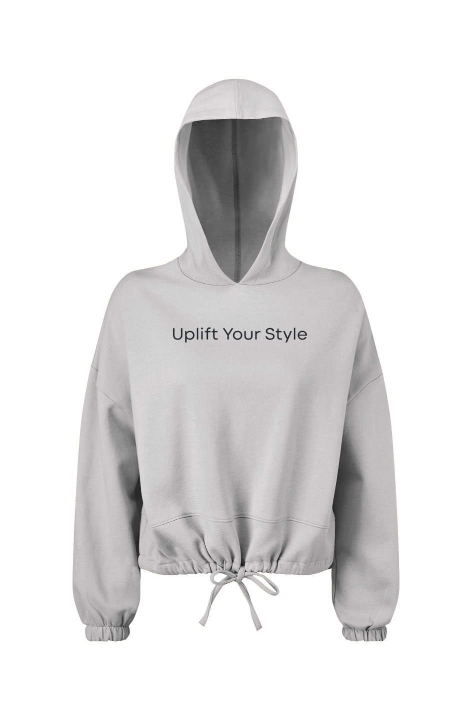 Uplift Your Style | Women's Oversized Cropped Hoodie