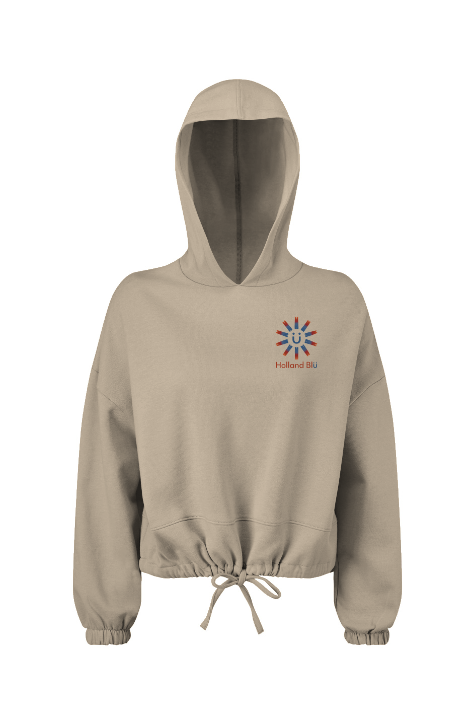 Signature Sunshine | Women's Oversized Cropped Hoodie
