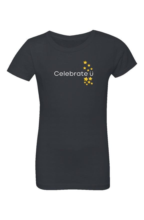 Celebration Time | Girls Cotton T-shirt