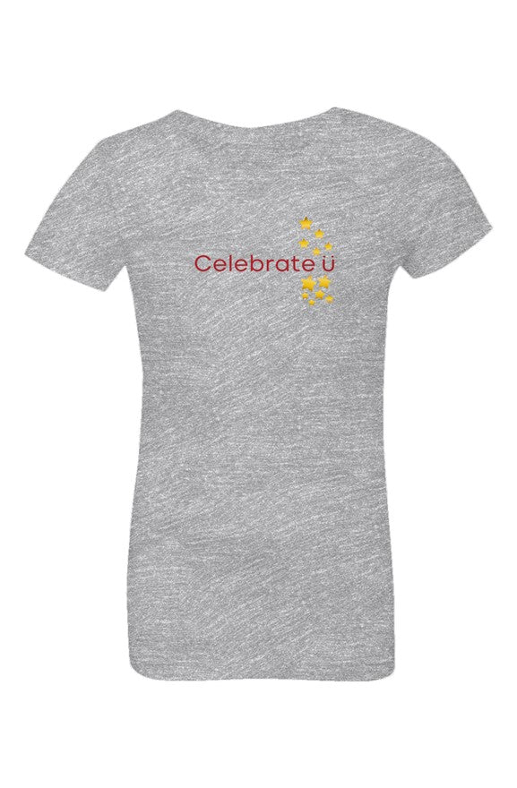 Celebration Time | Girls Cotton T-shirt