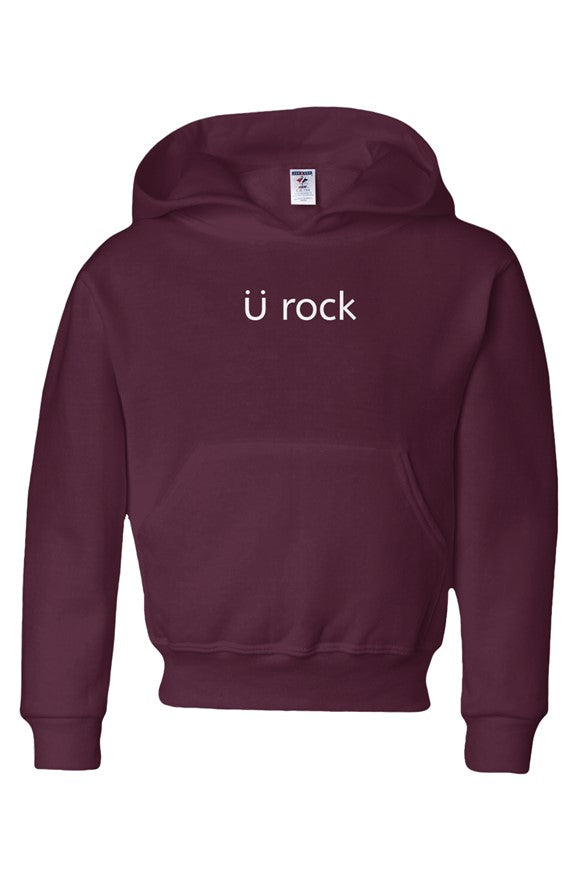 U Rock | Youth Pullover Fleece Hoodie