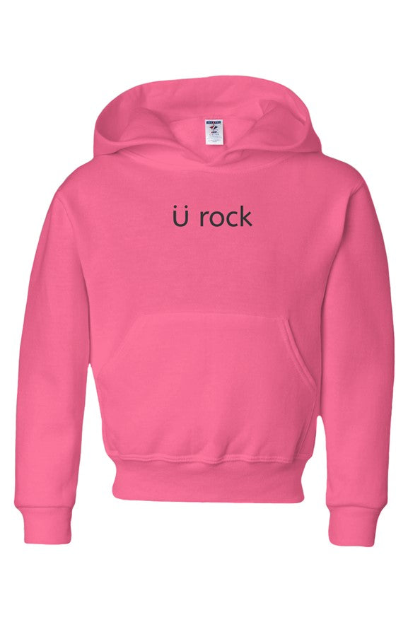 U Rock | Youth Pullover Fleece Hoodie