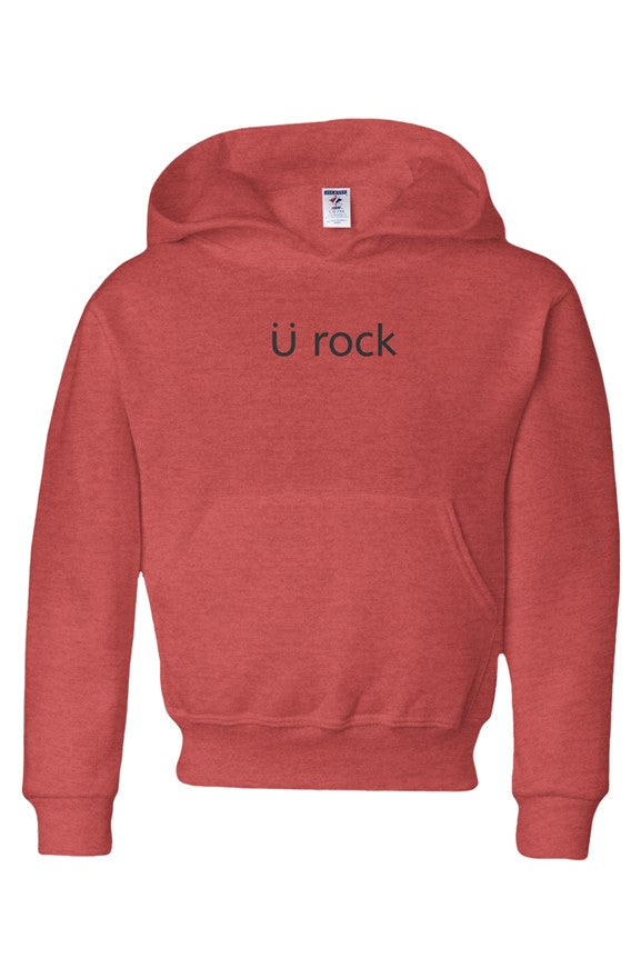U Rock | Youth Pullover Fleece Hoodie