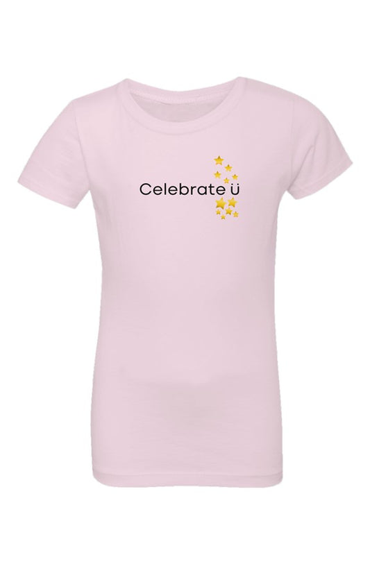 Celebration Time | Girls Cotton T-shirt