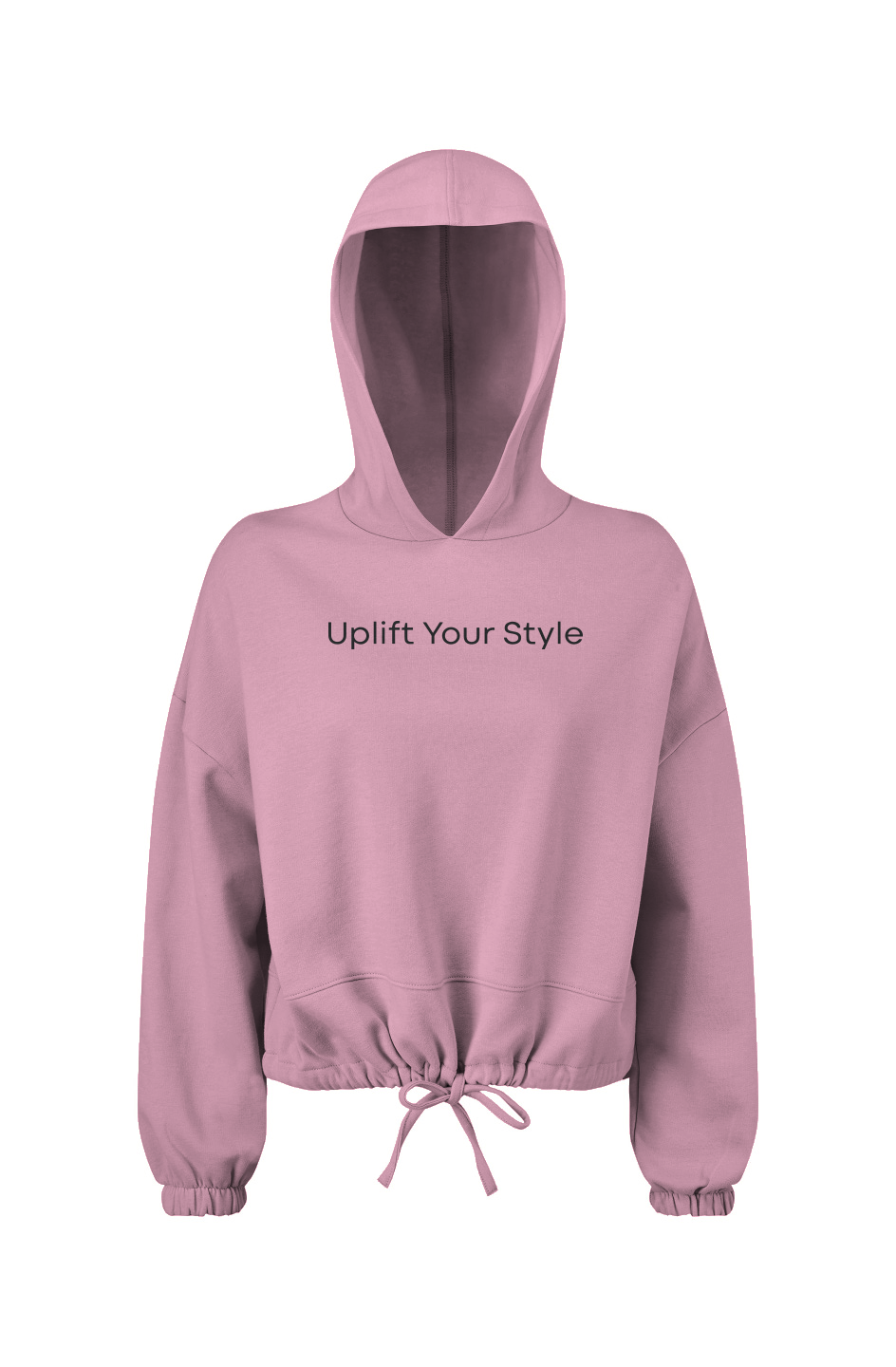 Uplift Your Style | Women's Oversized Cropped Hoodie