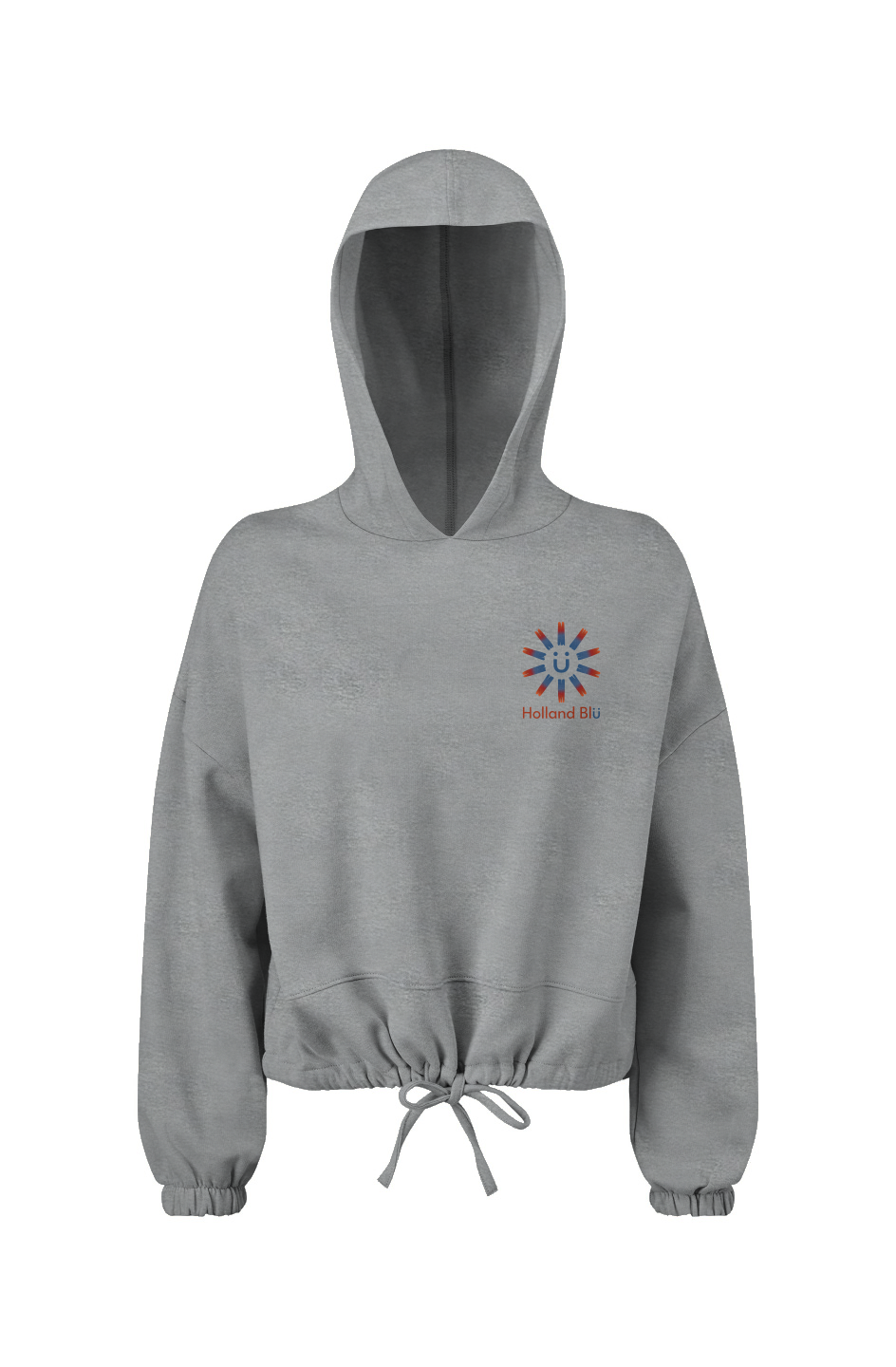 Signature Sunshine | Women's Oversized Cropped Hoodie
