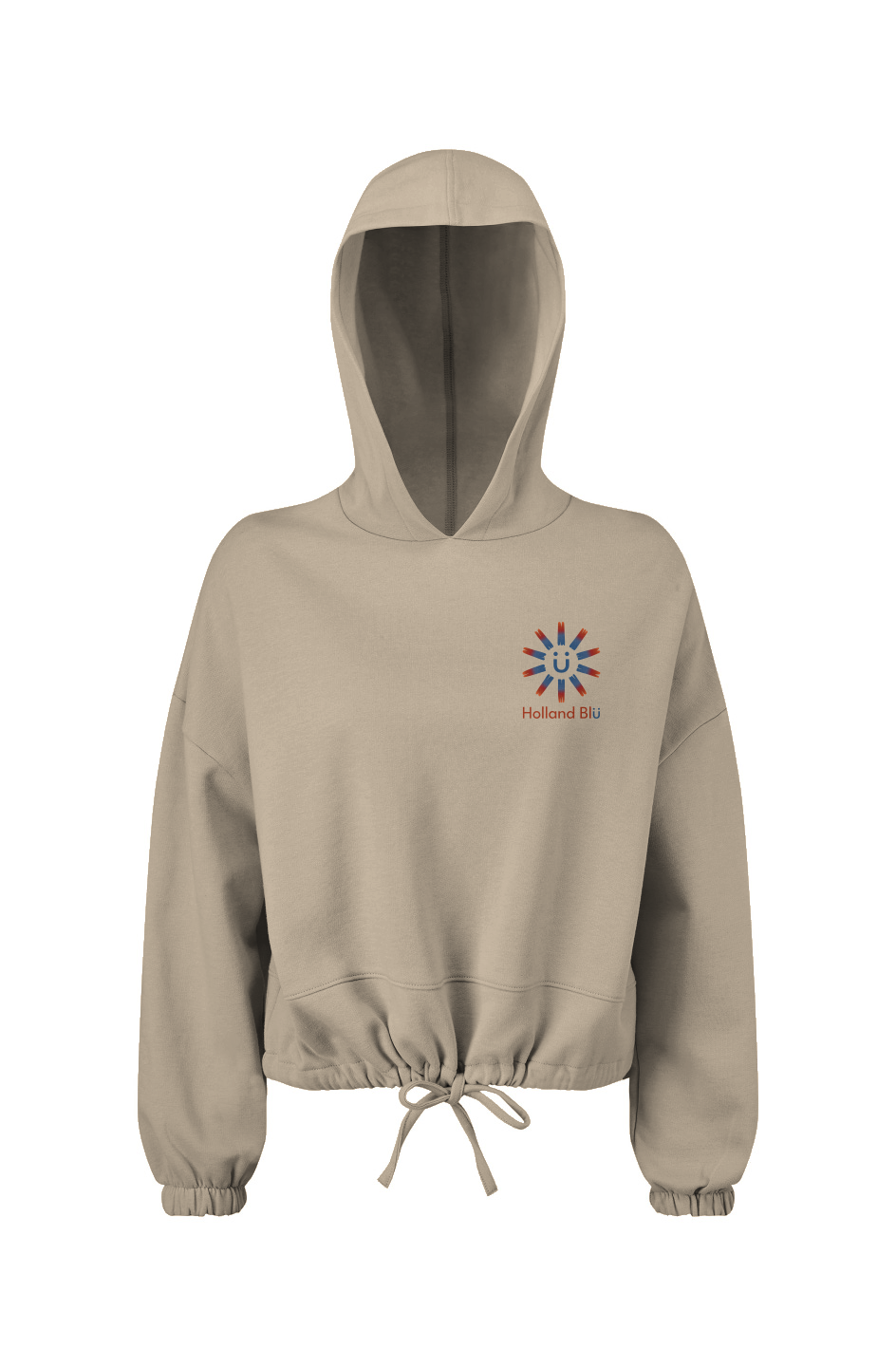 Signature Sunshine | Women's Oversized Cropped Hoodie