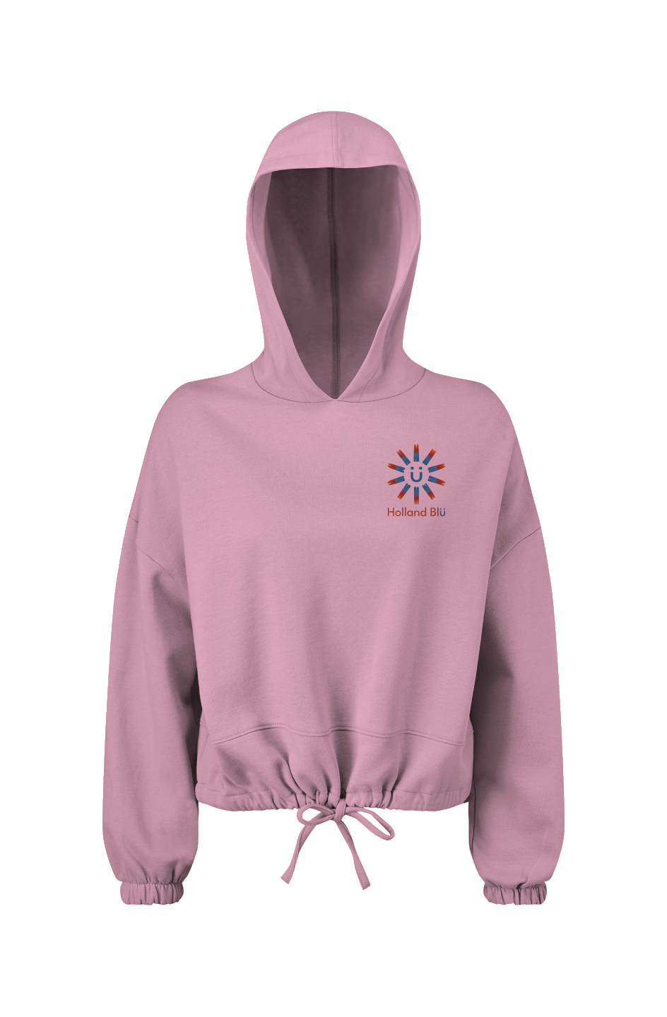 Signature Sunshine | Women's Oversized Cropped Hoodie